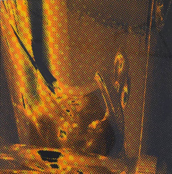 "Vertont, gerastert, ausgesiebt", Nr.3, Siebdruck, 11,5 x 11,5 cm, 2017, inkl. Rahmen, 160,00 Euro Claudia Betzin, Kunstwerk