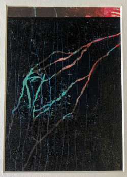 Holzschnitt, 17 x 12 cm, 2020, Unikat, inkl. Rahmen, 190,00 Euro Claudia Betzin, Kunstwerk