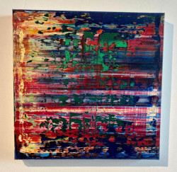 o.T., Öl auf Leinwand, 40 x 40 cm, 2020, 700,00 Euro Robert Niesse, Öl auf Leinwand