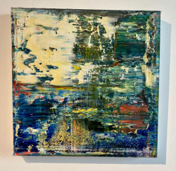 o.T., Öl auf Leinwand, 40 x 40 cm, 2020, 700,00 Euro Robert Niesse, Öl auf Leinwand