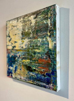 Robert Niesse, Öl auf Leinwand