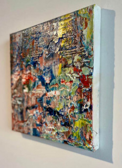 Robert Niesse, Öl auf Leinwand