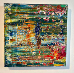 Robert Niesse, Öl auf Leinwand