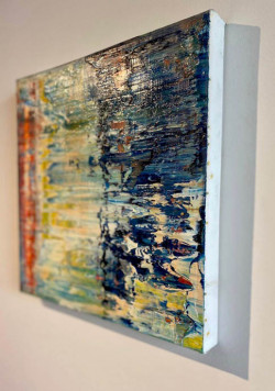 Robert Niesse, Öl auf Leinwand