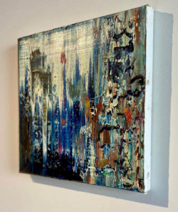 Robert Niesse, Öl auf Leinwand