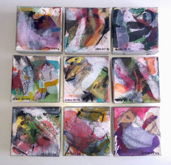 Was, schon wieder sechs? Acryl auf Leinwand, 9x10x10 cm, 2009, 1.260,00 Euro Teguh Ostenrik, Acryl auf Leinwand