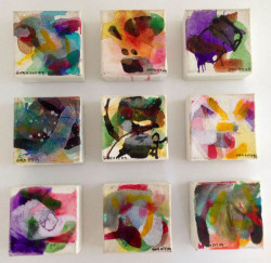 Du auch immer, Acryl auf Leinwand, 9x10x10 cm, 2009, 1.260,00 Euro Teguh Ostenrik, Acryl auf Leinwand