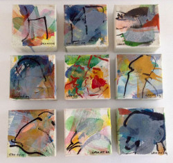 Du erkennst seinen Charakter am Schatten, Acryl auf Leinwand, 9x10x10 cm, 2009, 1.260,00 Euro Teguh Ostenrik, Acryl auf Leinwand