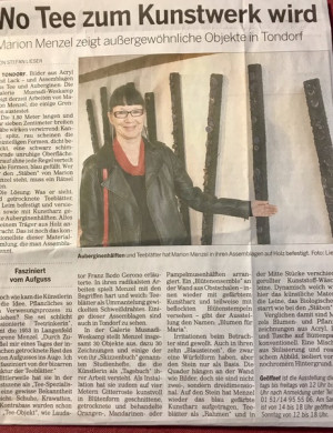 Kunstausstellung Blumen für Maria, Marion Menzel, Nettersheim 2018