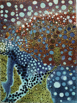 "A tree", Acryl auf Leinwand, 30 x 40 cm, 2019, 350,00 Euro Susanne Lewest