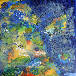 Ivy, Acryl auf Leinwand, 50x50cm, 2018 Susanne Lewest