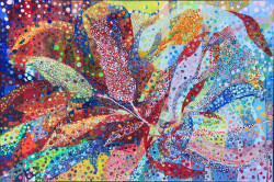 Susanne Lewest, Bouquet final, Acryl auf Leinwand, 80 x 120 cm, 2021, 2.500,00 EUR Susanne Lewest, Bouquet final, Acryl auf Leinwand