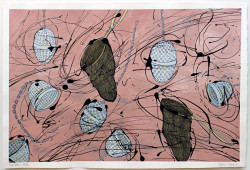 Teatime (Zeichnungen), 2016
Acrylfarbe, Lack, Tusche, Tee auf Büttenpapier
2016, 650 EUR Marion Menzel, Ausstellung True Colors 2022: teatime 01