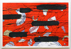 Teatime (Zeichnungen), 2016
Acrylfarbe, Lack, Tusche, Tee auf Büttenpapier
2016, 650 EUR Marion Menzel, Ausstellung True Colors 2022: teatime 03