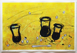 Teatime (Zeichnungen), 2016
Acrylfarbe, Lack, Tusche, Tee auf Büttenpapier
2016, 650 EUR Marion Menzel, Ausstellung True Colors 2022: teatime 10