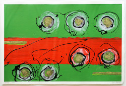 Teatime (Zeichnungen), 2016
Acrylfarbe, Lack, Tusche, Tee auf Büttenpapier
2016, 650 EUR Marion Menzel, Ausstellung True Colors 2022: teatime 11