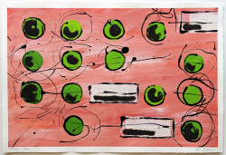 Teatime (Zeichnungen), 2016
Acrylfarbe, Lack, Tusche, Tee auf Büttenpapier
2016, 650 EUR Marion Menzel, Ausstellung True Colors 2022: teatime 19