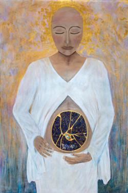 Reconstruction, 2021
Acryl, Blattgold, Washi Paper auf Leinwand
Size: 60x90 cm.
3.000 EUR Rajul Shah, Ausstellung True Colors 2022: reconstruction