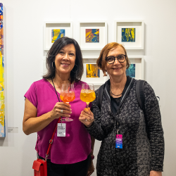 Kunstausstellung Discovery Art Fair, Köln 2022, Ira Musnadi-Weskamp und Claudia Betzin