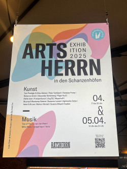 Kunstausstellung Artsherrn Hamburg 2025, Plakat